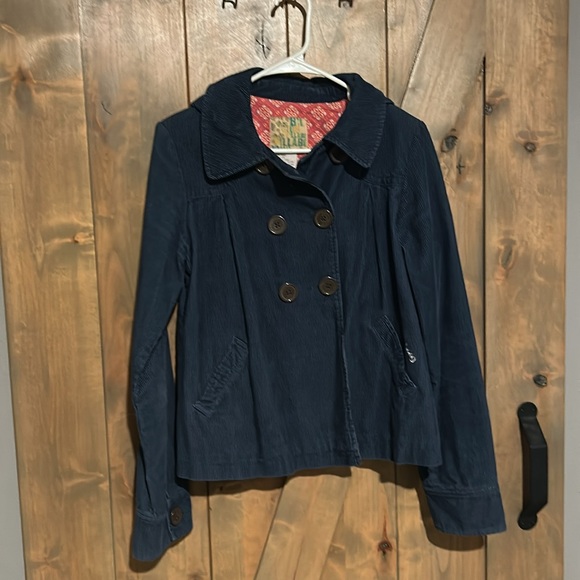 Billabong blue corduroy coat - Picture 2 of 12